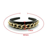 NEW CLASSIC CROC CHAIN PUNK ELEGANT HEADBAND_CWAHA6322