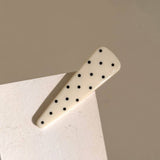 Polkadot Triangle Bangclip Women Duckbillbarrette_Cwaha07786