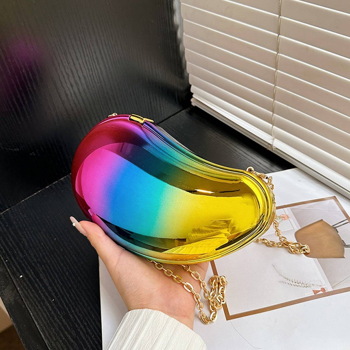 MANGO BAG FASHION CLUTCH CHAIN CROSSBODY BAG_CWAB3252