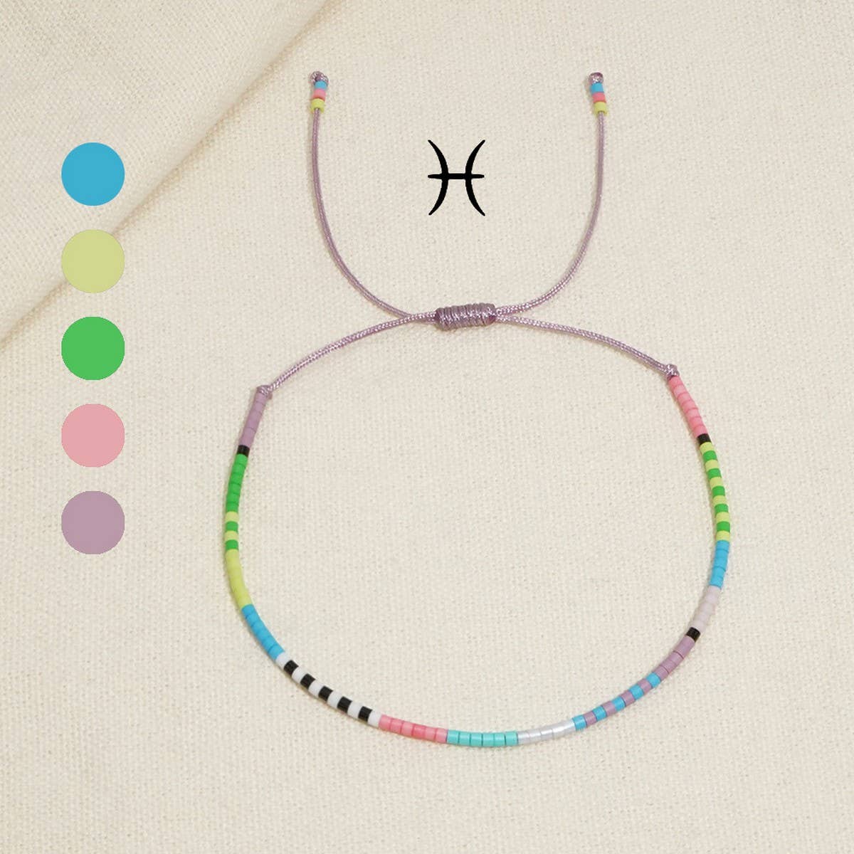 Zodiac Hand- Ven Beaded Bracelet_Cwmm3856