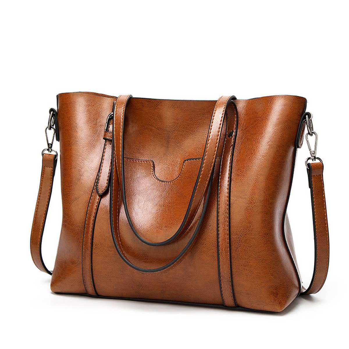 Cwab4842_2025 New Simple Retro Shoulder Handbag