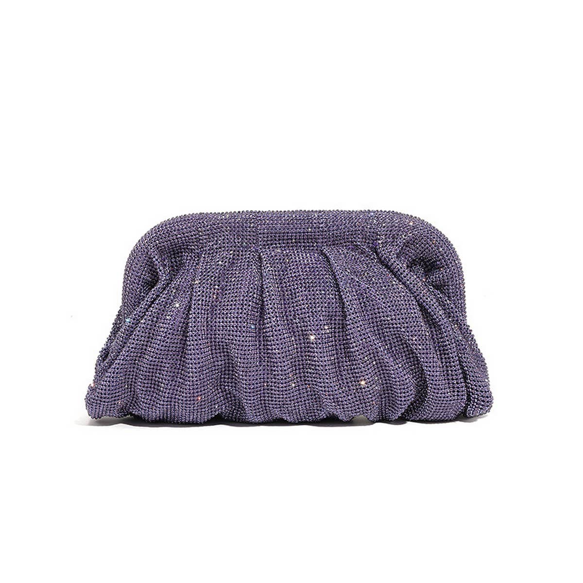 LUXURY HANDMADE RHINESTONE CLOUD CLIP EVENING BAG_CWAB3591