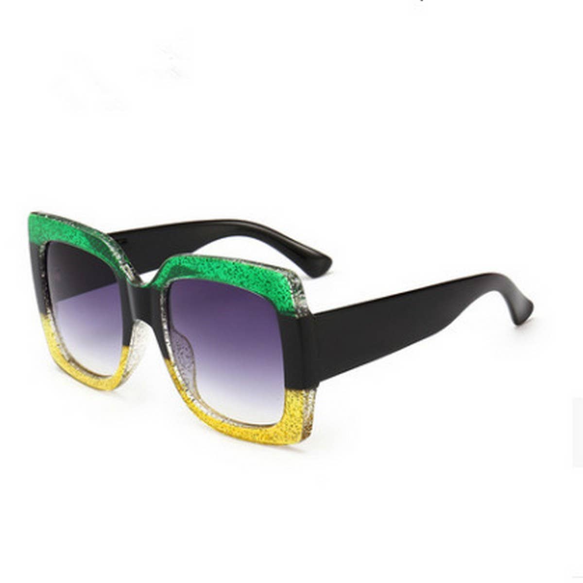 Tri-Color Oversized Ocean Lens Sunglasses_Cwasg1155