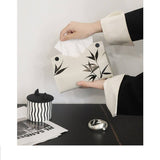 NEW BAMBOO LEAF INK BAMBOO SIMPLE TISSUE BOX_CWMM2253