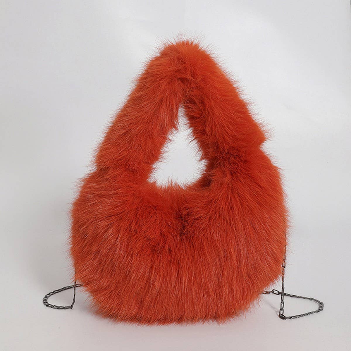 Winter Fashion One-Shoulder Crossbody Plush Bag_Cwab3987