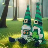 ST PATRICK STRIPED LONG LEGGED DOLL FIGURINE_CWMM3446