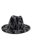 COW PATTERN TRENDY PANAMA HAT_CUAH013
