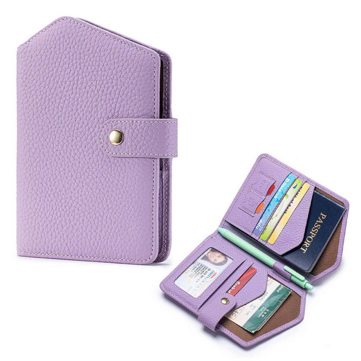 Womens Passport Organizer Secure Stylish_Cuab00395