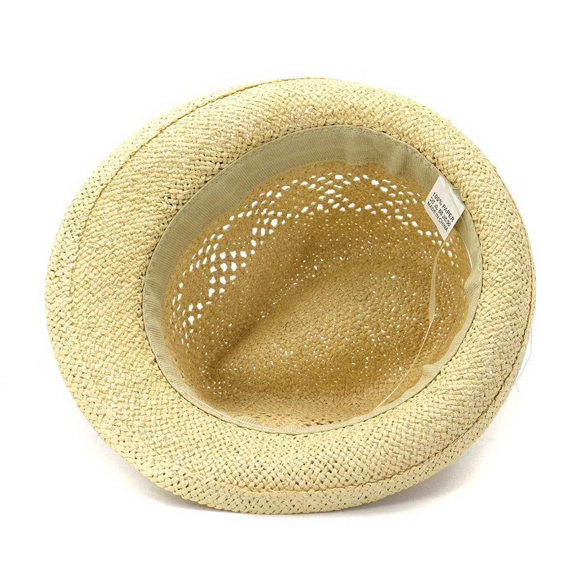 SPRING AND SUMMER HAND KNITTED PANAMA HAT_CWAH1255