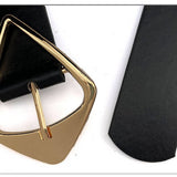NEW ARRIVAL LADIES BELT GOLD PIN BUCKLE WIDE BELT_CWABE0700