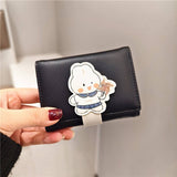 CARTOON CUTE RABBIT MINI SHORT WALLET_CWAB2557