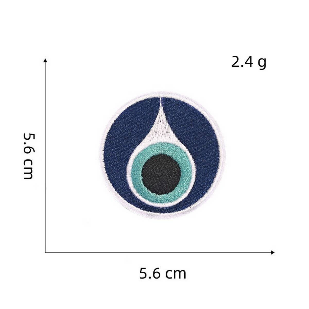 NEW DEVILS EYE EMBROIDERY CLOTHING PATCH_CWMM4025