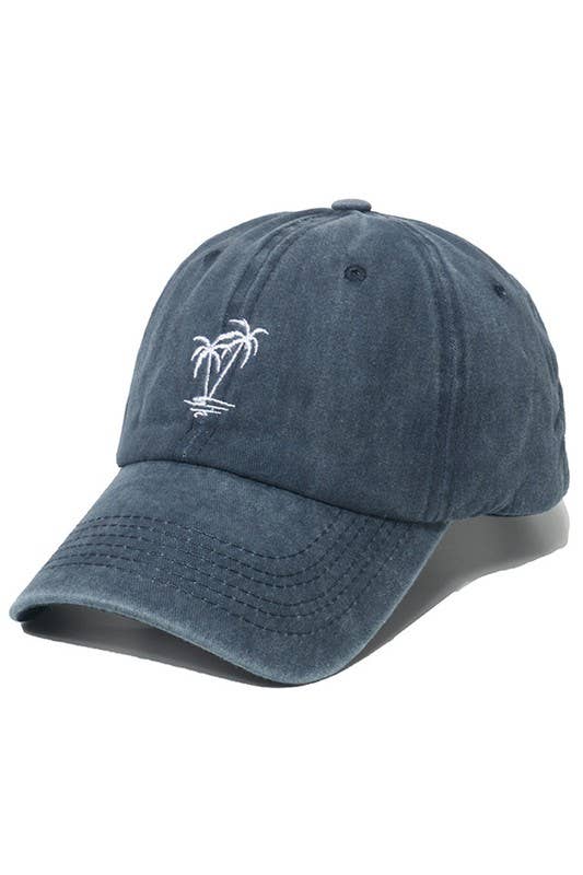 SOFT TOP BASEBALL CAP COCONUT TREE DESIGN CWAH0017