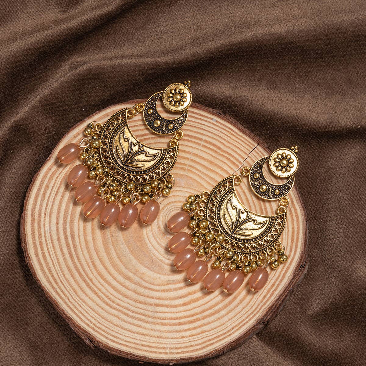 HOT SELLING BOHEMIAN SMALL MILLET BEAD EARRINGS_CWAHA2468