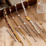 PASTORAL STYLE SMALL FLOWER PEARL BRACELET_CWMM3726