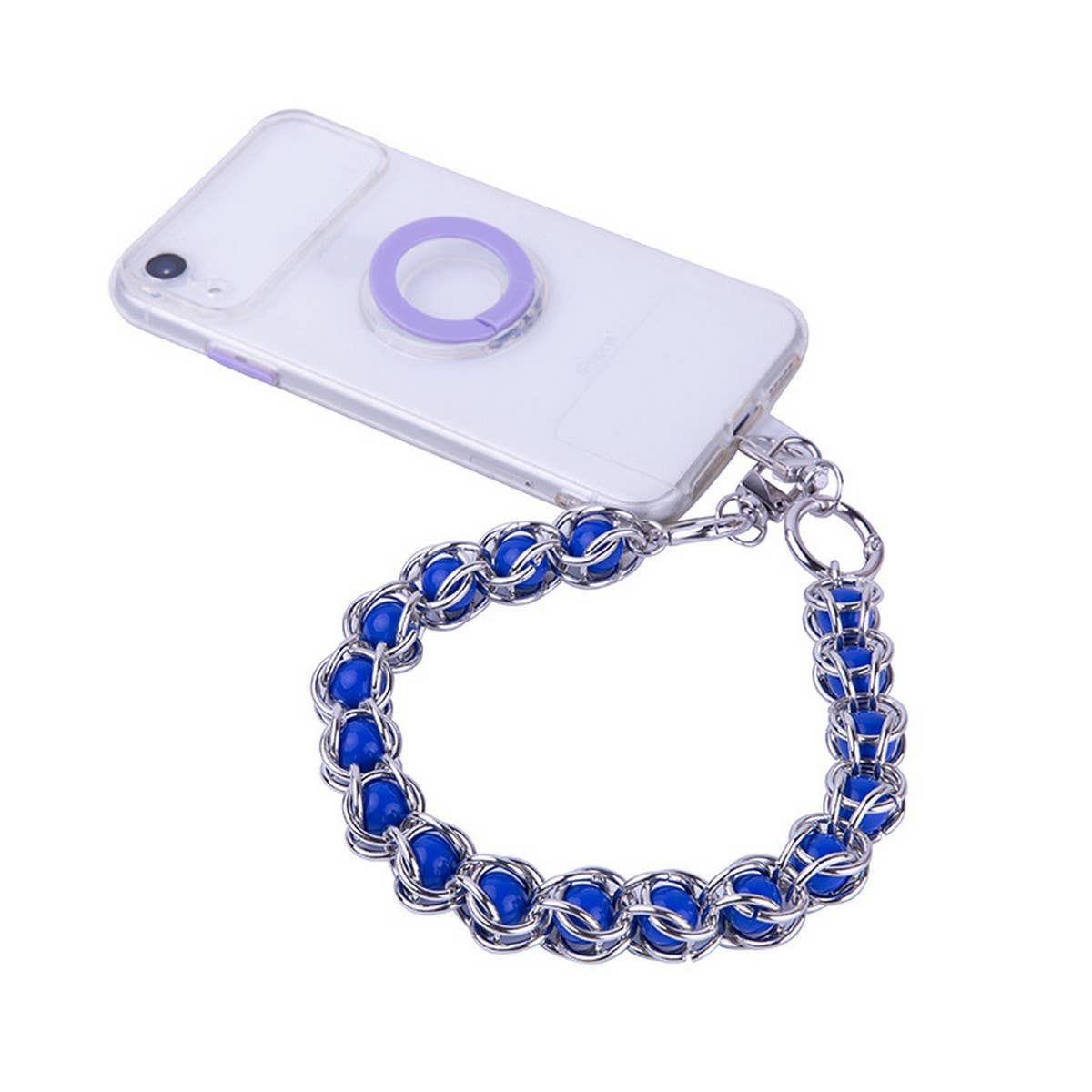 15 75IN METAL BEAD ACRYLIC BEAD HANDBAG STRAP_CWMM5117