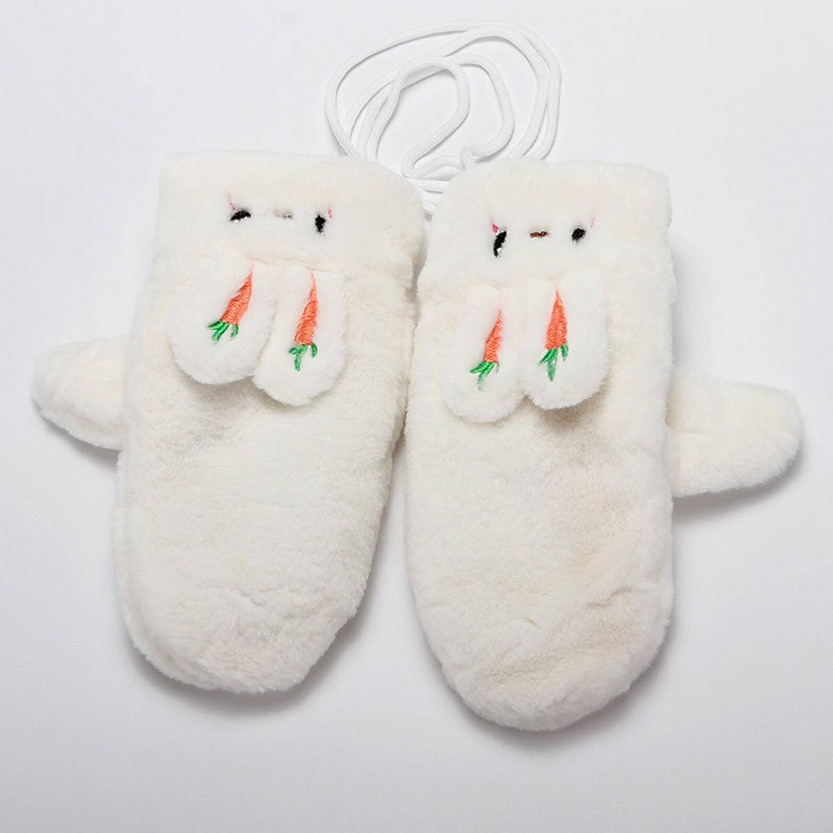 Winter Cute Rabbit Halter Full Finger Gloves_Cwag0258