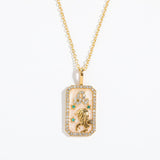 NEW CREATIVE 12 CONSTELLATIONS ZIRCON NECKLACE_CWMM3837