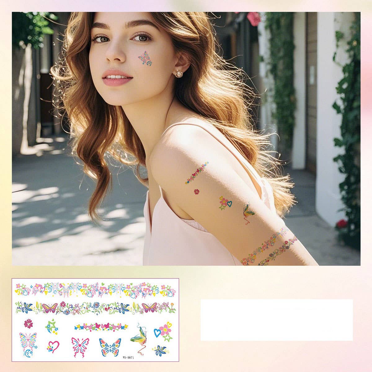 CUTE BAND TATTOO STICKERS WATERPROOF FOR ALL_CWMM8389