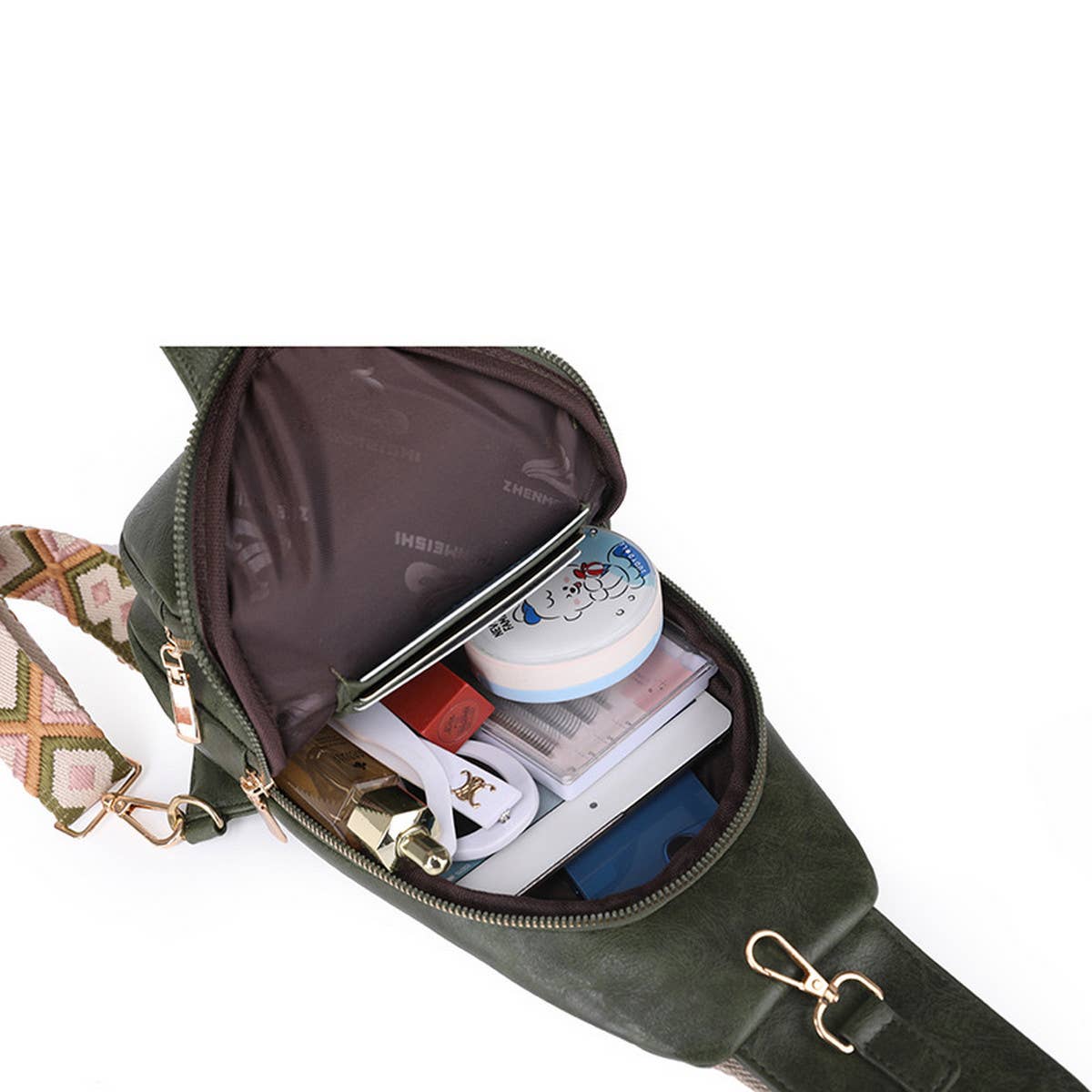 Outdoor Sports Solid Color Messenger Bag Chest Bag_Cwab2703