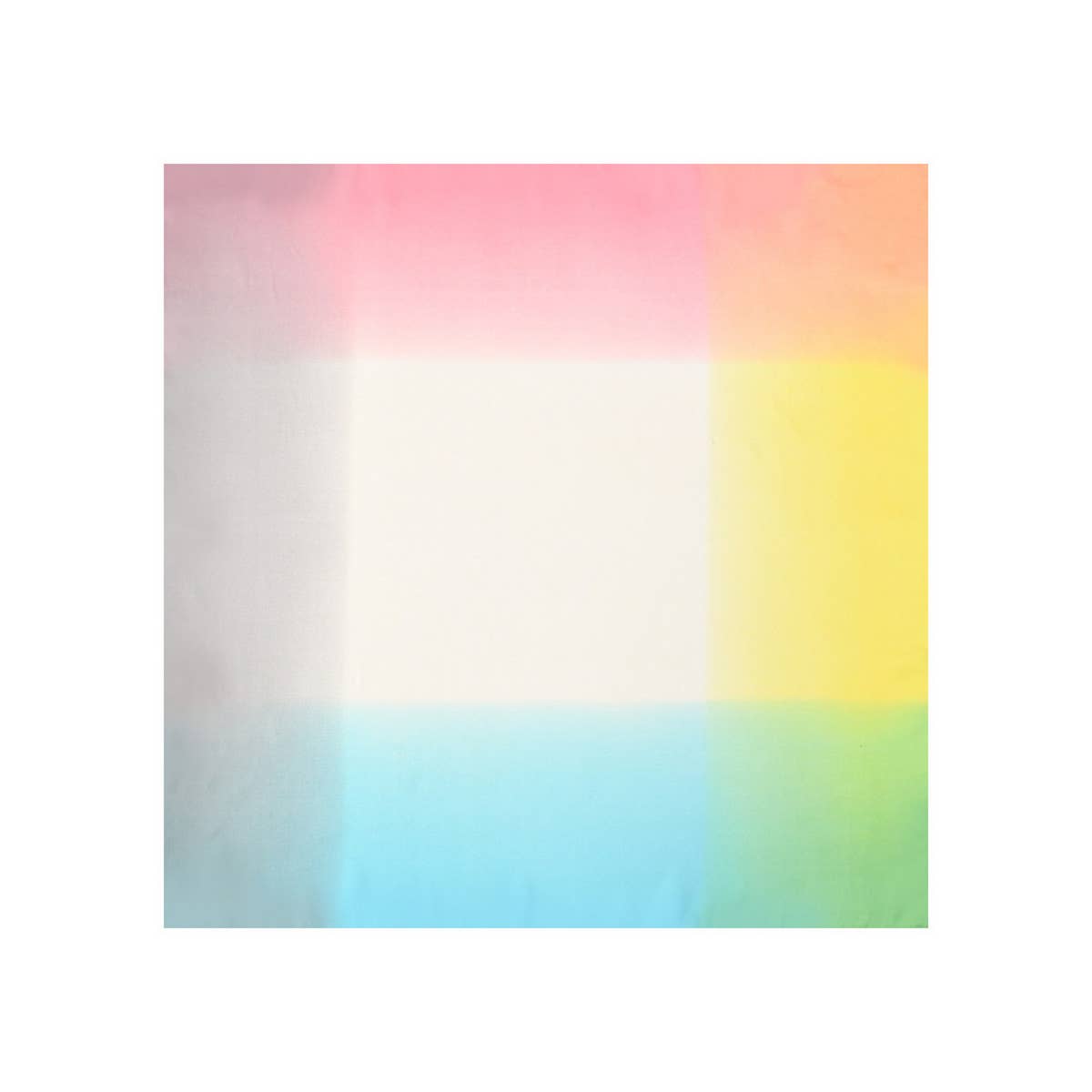 RETRO GRADIENT MULTI COLOR SILK SCARF_CWASC1152