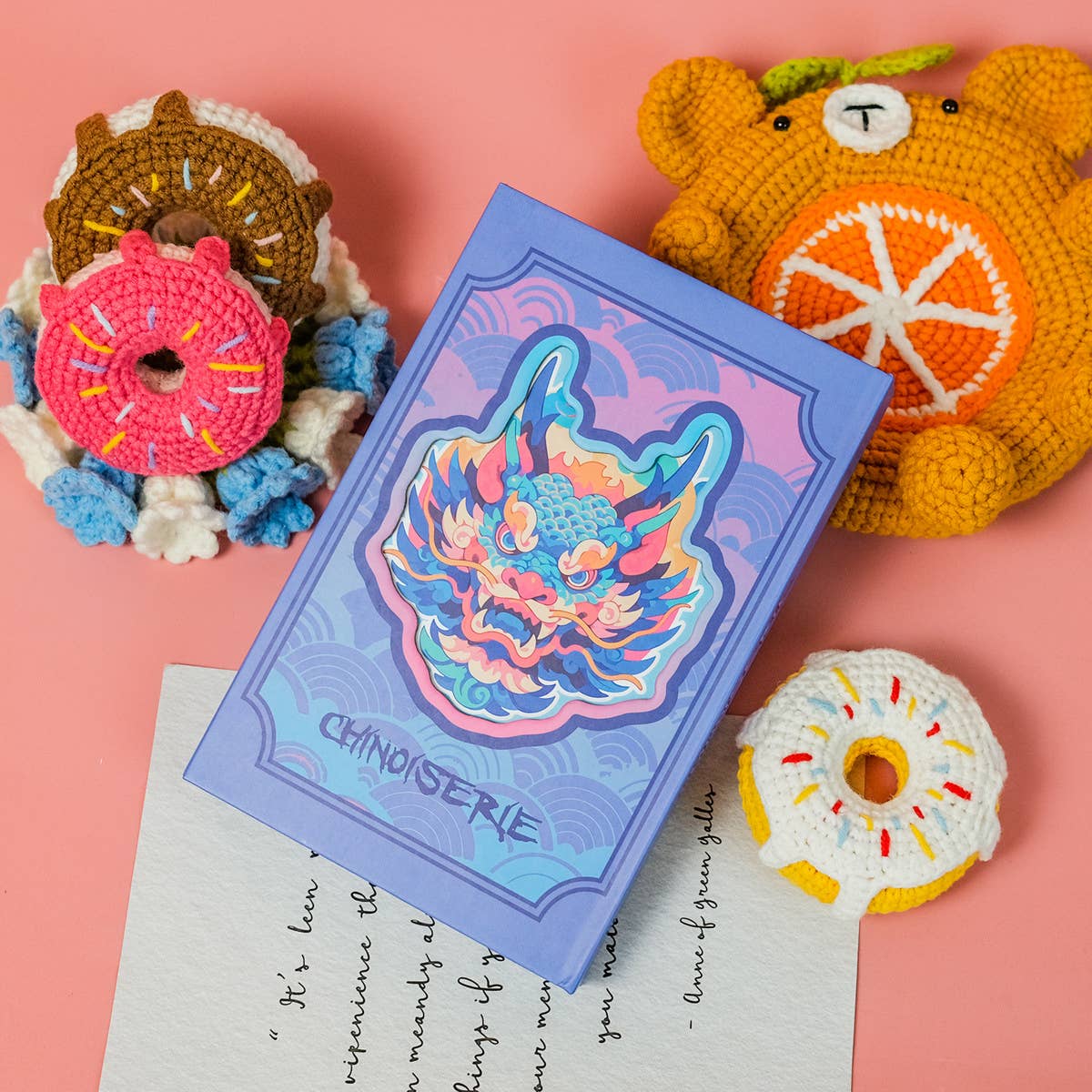 COLORFUL PORTABLE NOTEBOOK ON BLUE BACKGROUND_CWMM1860