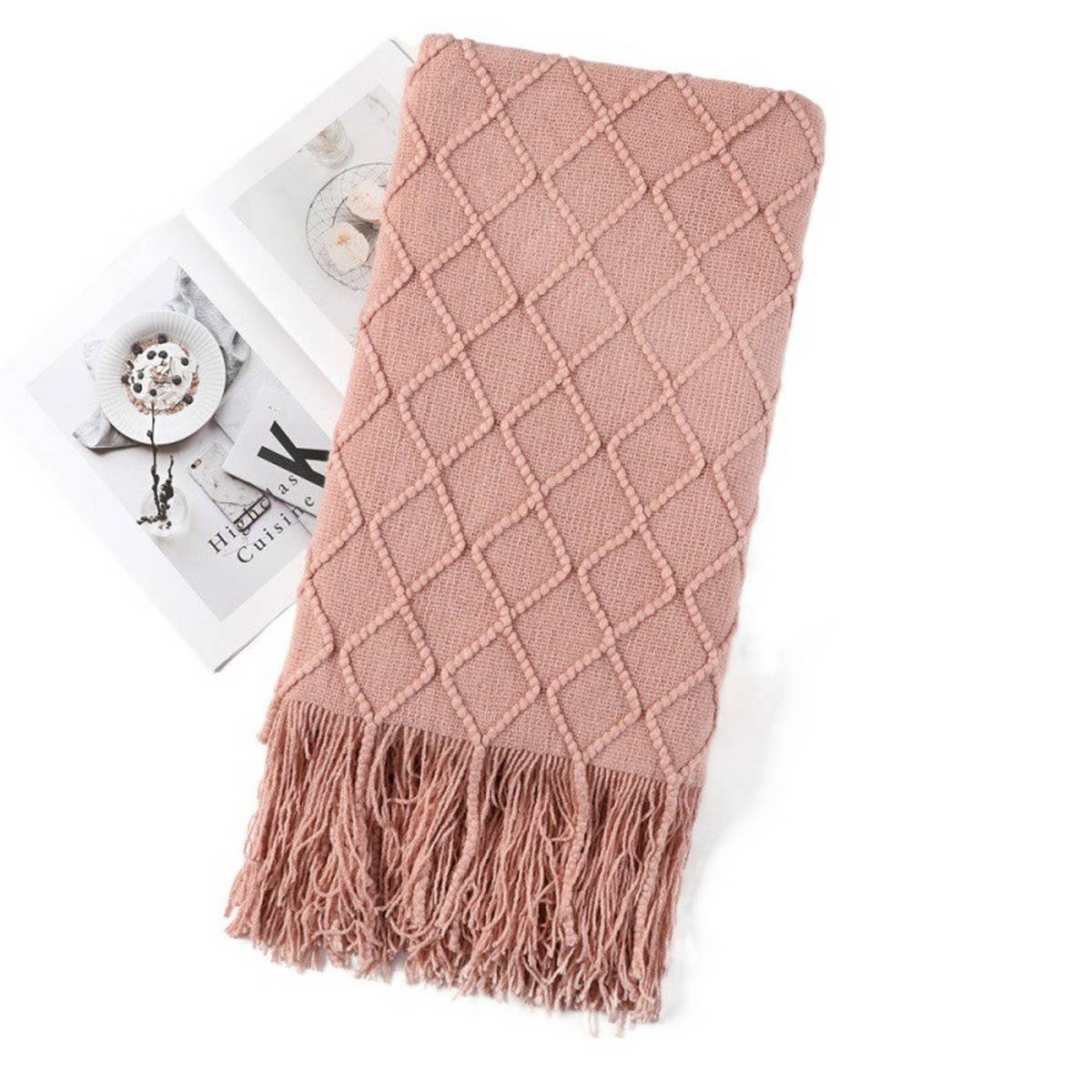 SOFT SOFA COUCH COVER DECORATIVE KNITTED BLANKE_CWMM0218