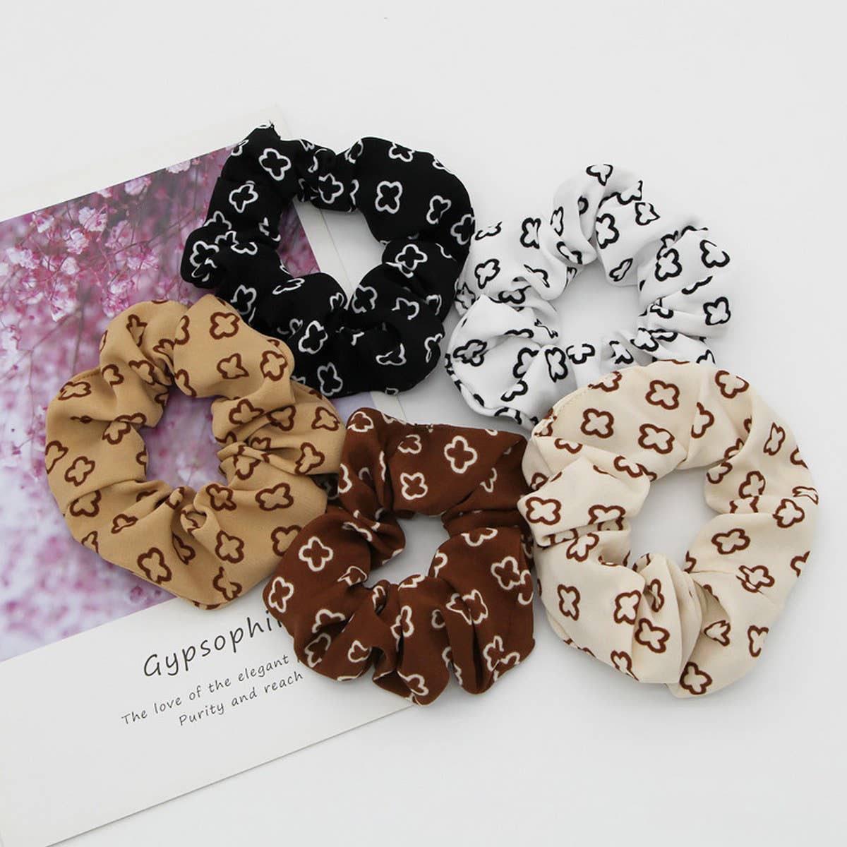 5PCS MIX PATTERN SCRUNCHIE_CWAHA0189