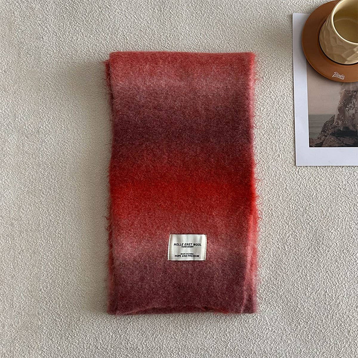 Unique Gradient Wool Blend Knit Scarf For Winter_Cwasc2318