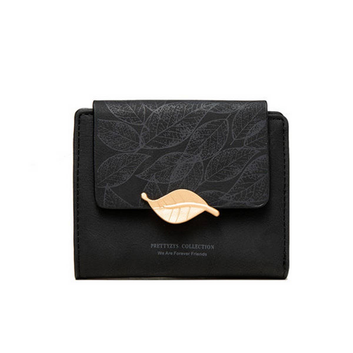 SMALL FRESH LEAF BUCKLE WALLET_CWAB2323