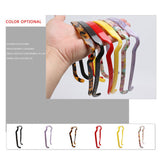 ACETATE SQUARE SUNGLASSES HEADBAND HAIRPIN_CWAHA4351