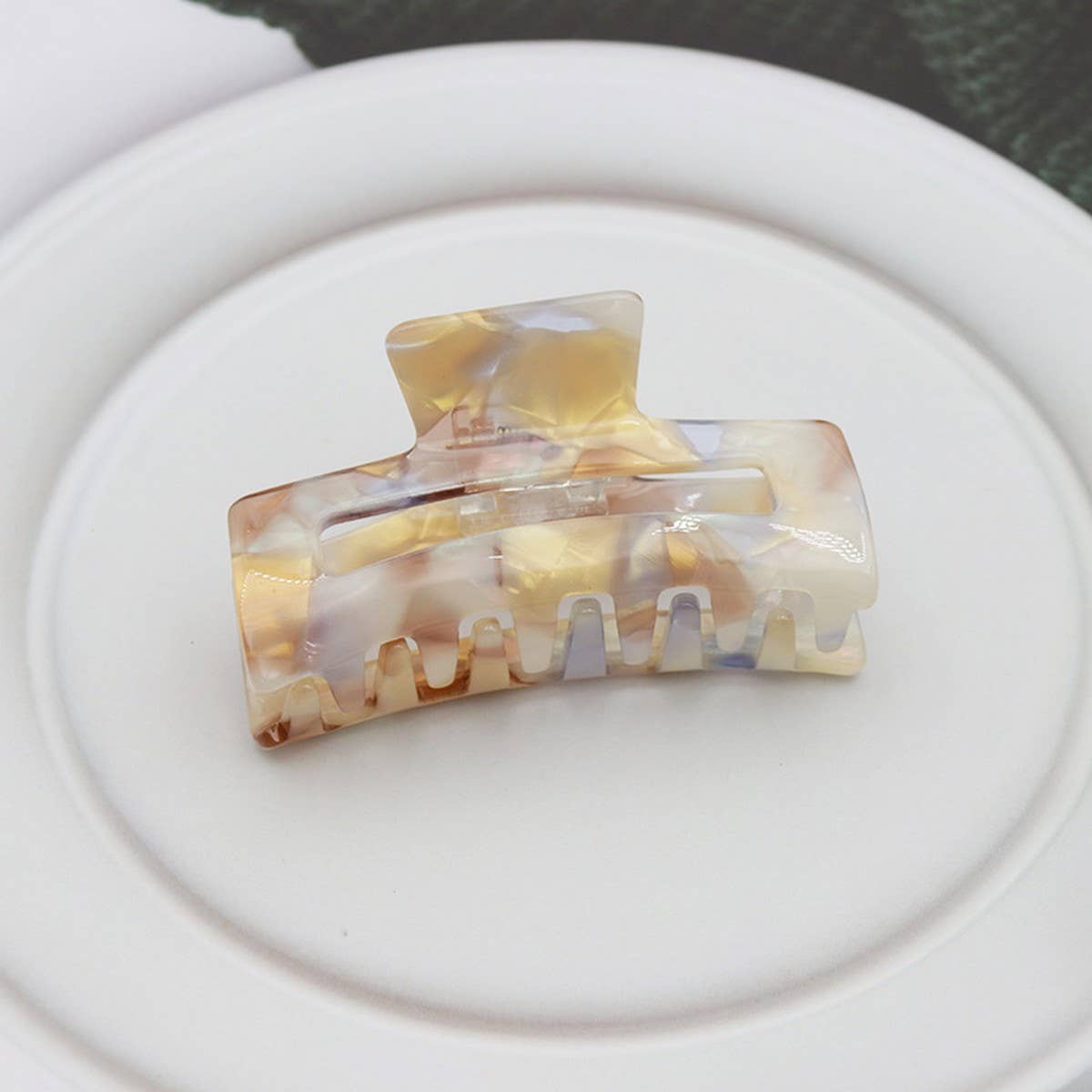 COLORFUL MERMAID HOLLOW SQUARE HAIRPIN_CWAHA2609