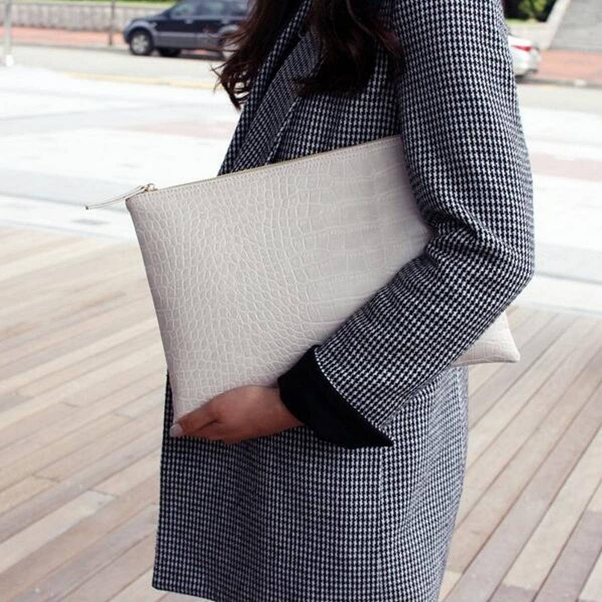 CROCODILE PATTERN LARGE CAPACITY HANDBAG_CWAB1375