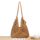 EXQUISITE HOLLOW HAND WOVEN TRIANGLE BAG_CWAB2030
