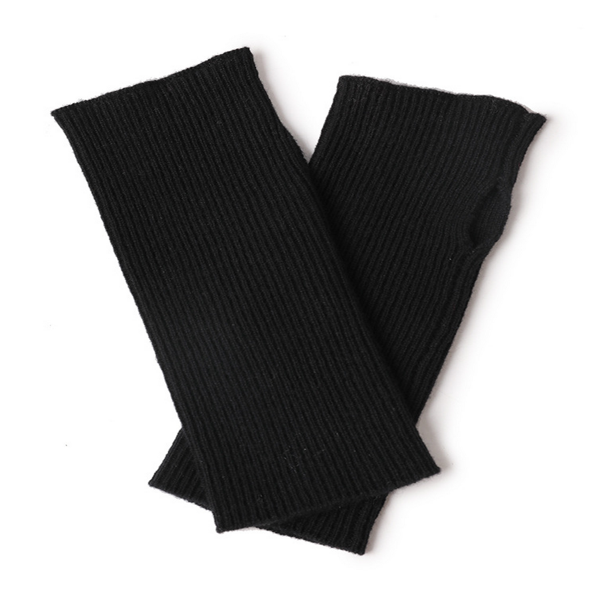 CASHMERE KNIT GLOVES HALF FINGER FOR STUDENTS_CWAG0528