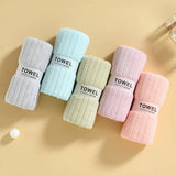 SOFT ABSORBENT CORAL FLEECE FACE TOWEL_CWASC1635