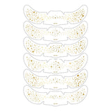 METALLIC FRECKLE TATTOOS GOLD SILVER PARTY_CWMM8229