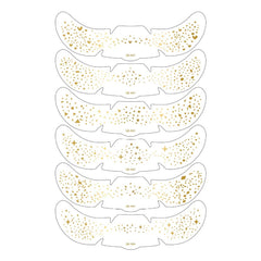 METALLIC FRECKLE TATTOOS GOLD SILVER PARTY_CWMM8229