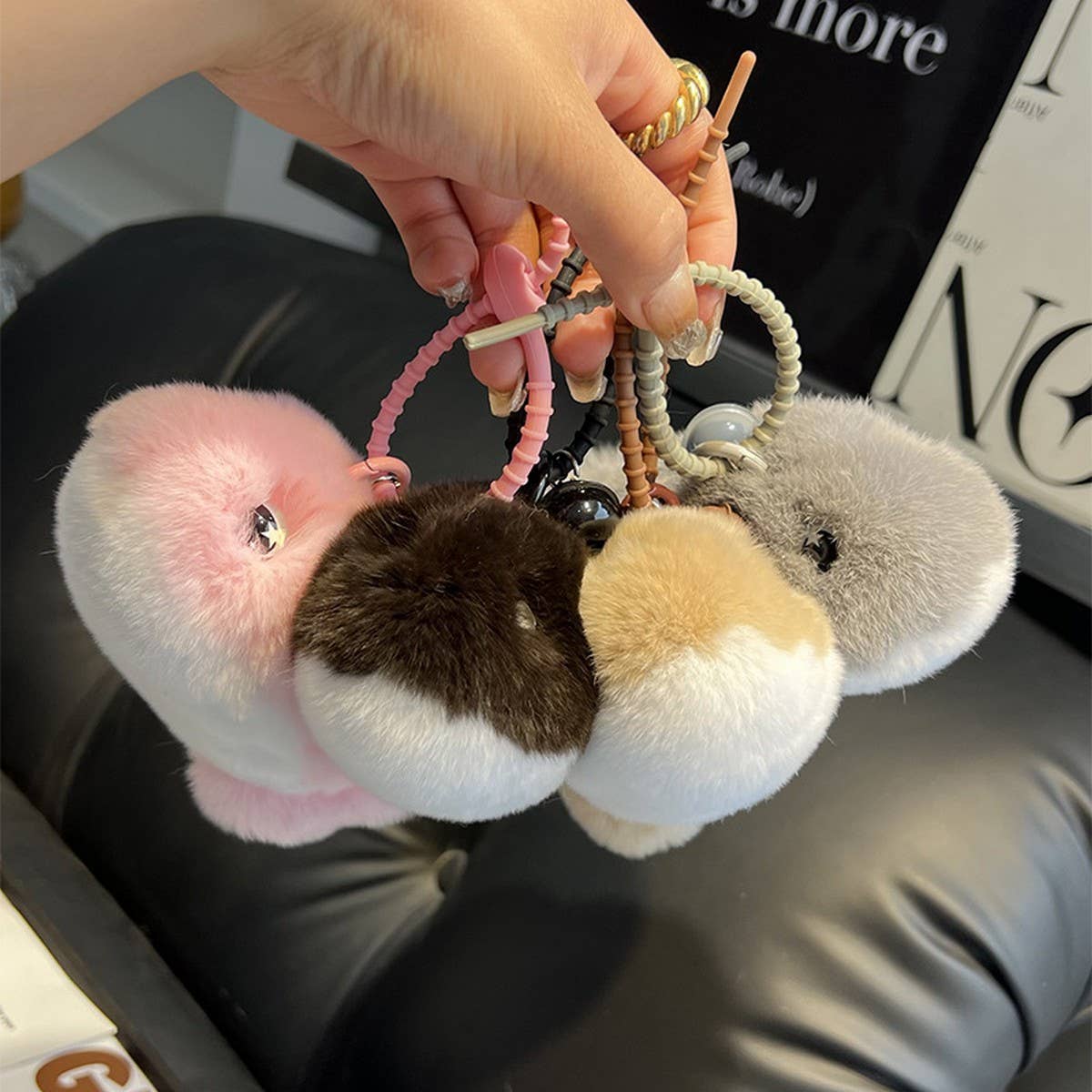 CUTE LITTLE FISH AND DOLPHIN CAR KEYCHAIN PENDANT_CWMM2554