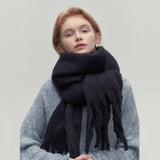 COZY SOLID LONG SCARF FOR WOMEN FALL WINTER_CWASC2289