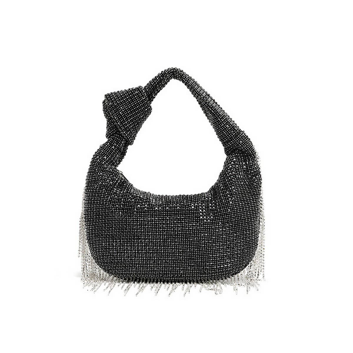 Fashionable Tassel High-End Rhinestone Evening Bag_Cwab3608