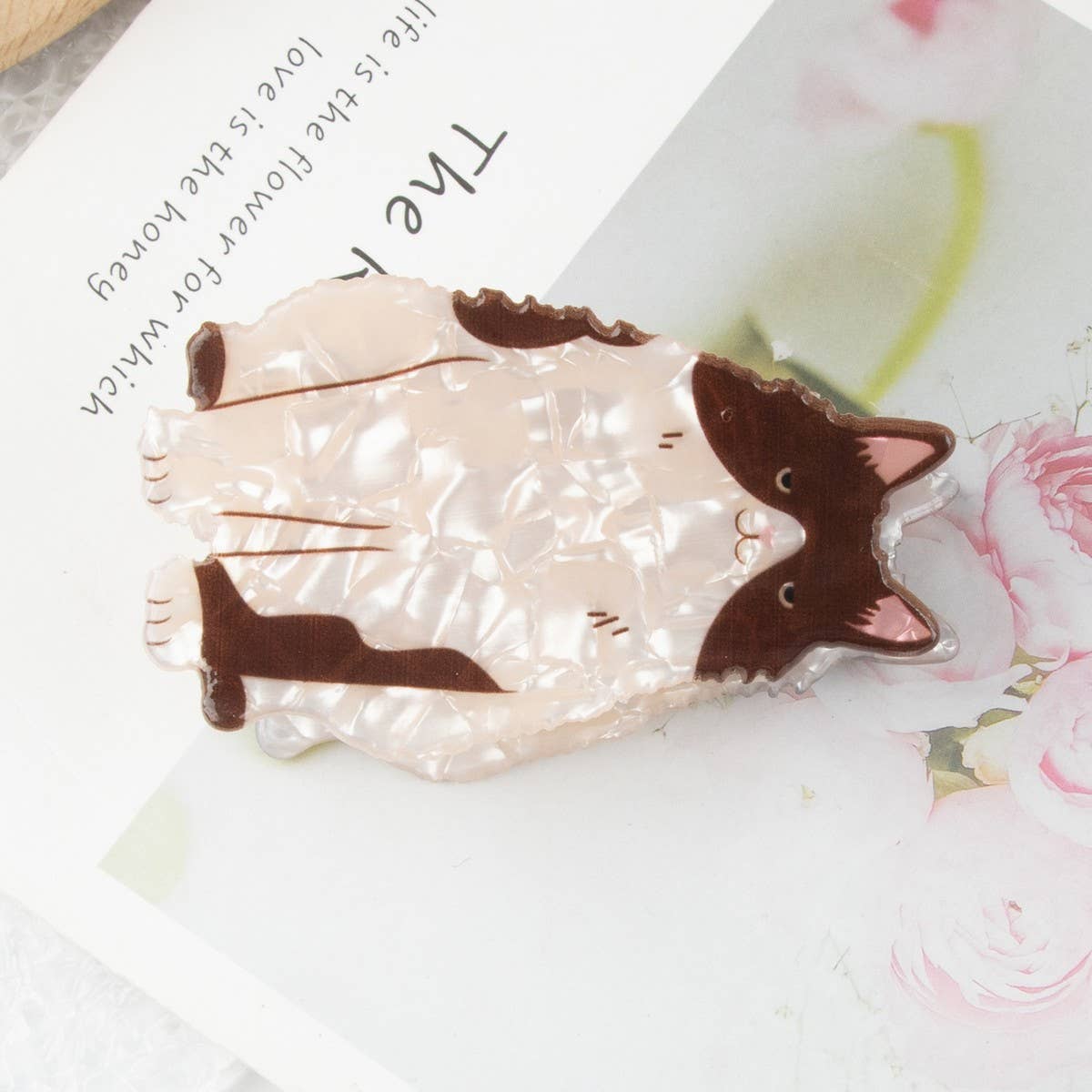 CUTE CAT HAIR CLAW CLIP FOR WOMEN CARTOON STYLE_CWAHA0689