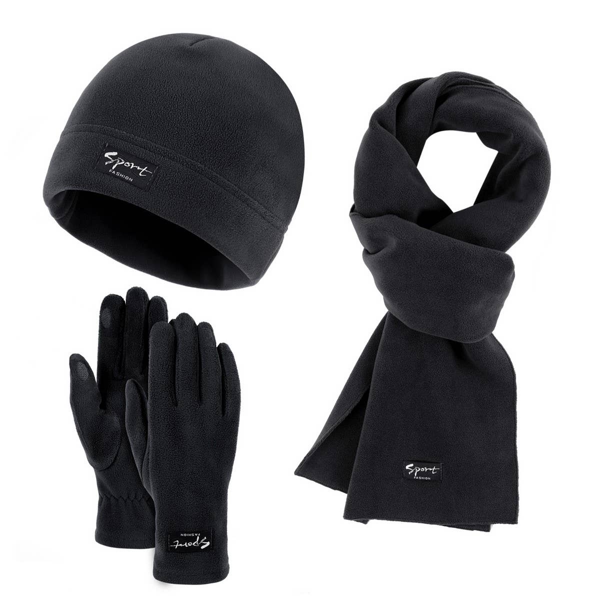 Winter Outdoor Cold-Proof Hat Three-Piece Set_Cwmm2784