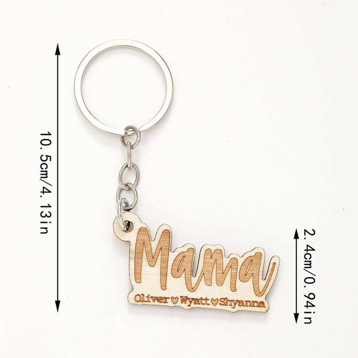 LASER ENGRAVED WOODEN KEYCHAIN_CWMM0567