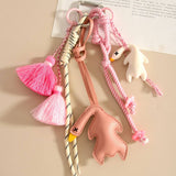 CREATIVE COLOR CHANGING PU DUCK KEYCHAIN CHARM_CWMM7833