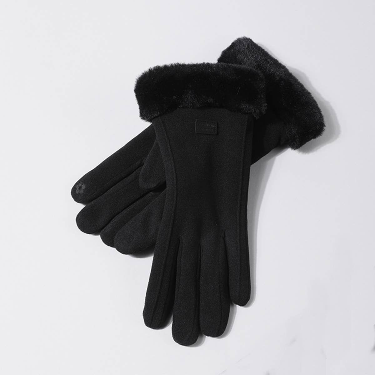 Womens Winter Plush Warm Cute Gloves_Cwag0064