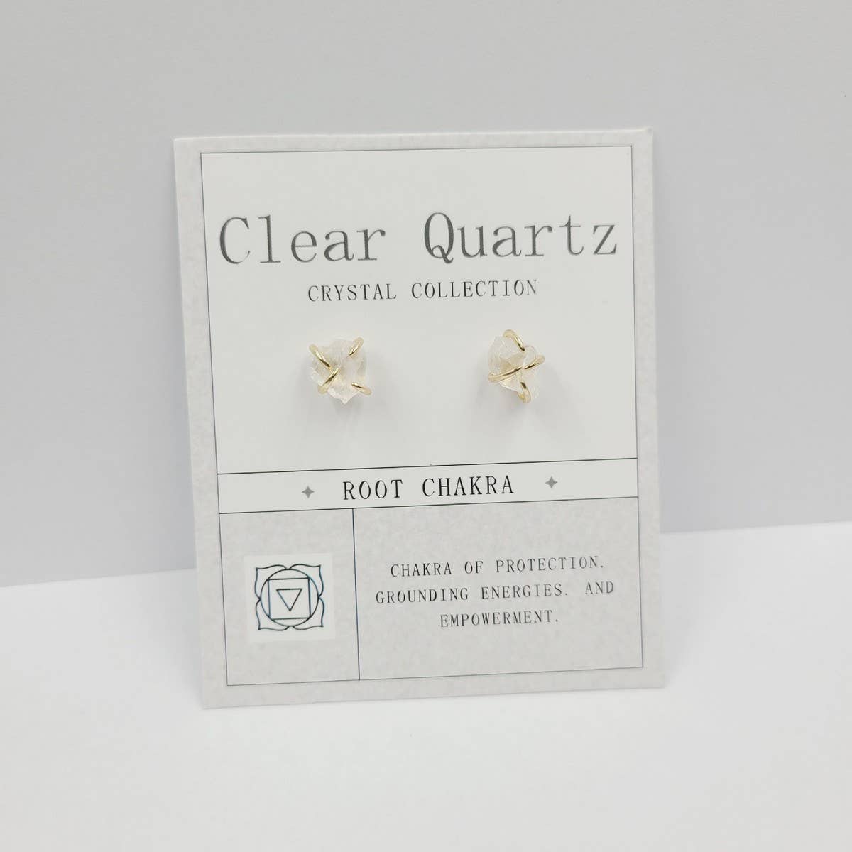 NATURAL STONE FOUR CLAW EARRINGS_CWAJE1070