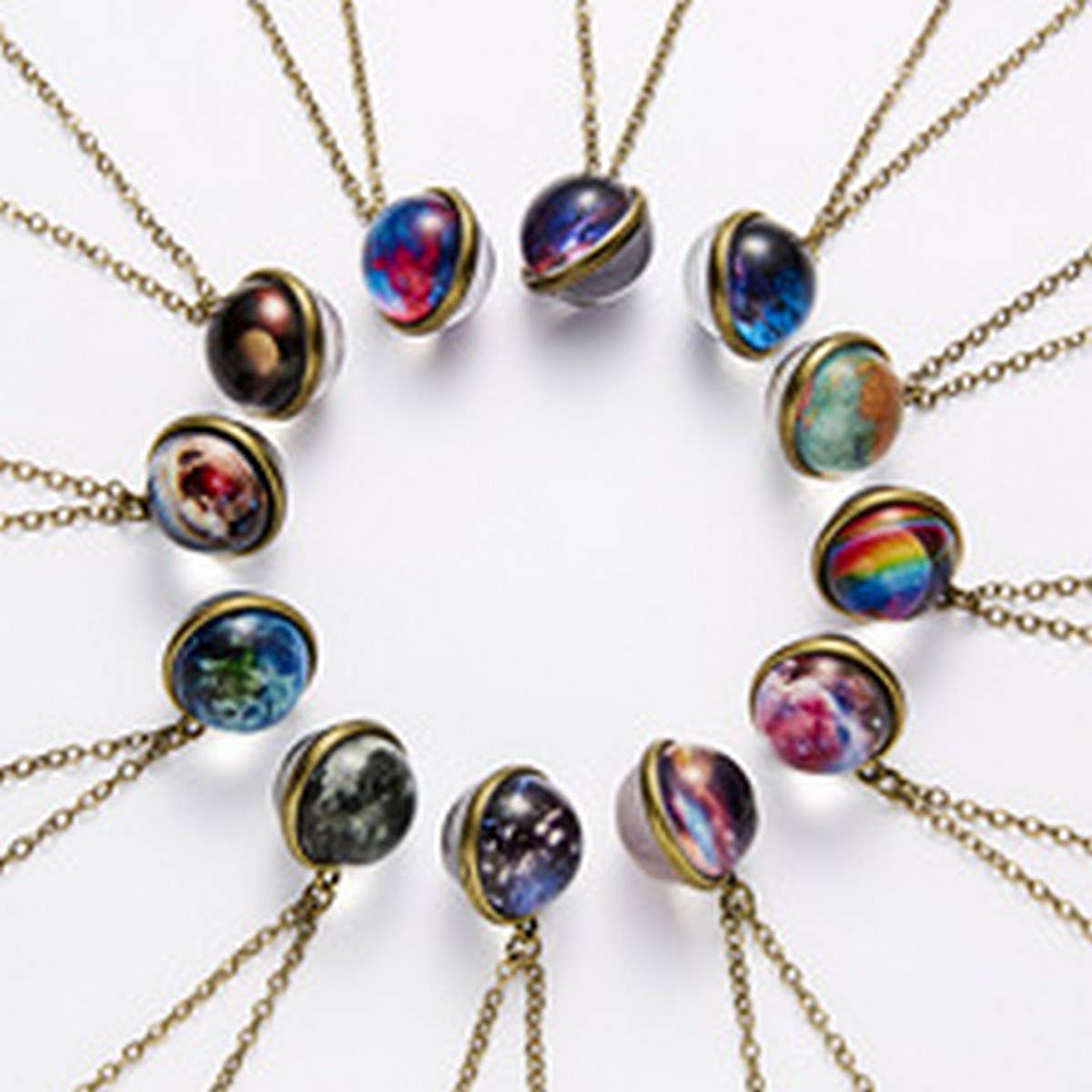 Cwaje2502_Luminous Double-Sided Universe Starry Sky Necklace