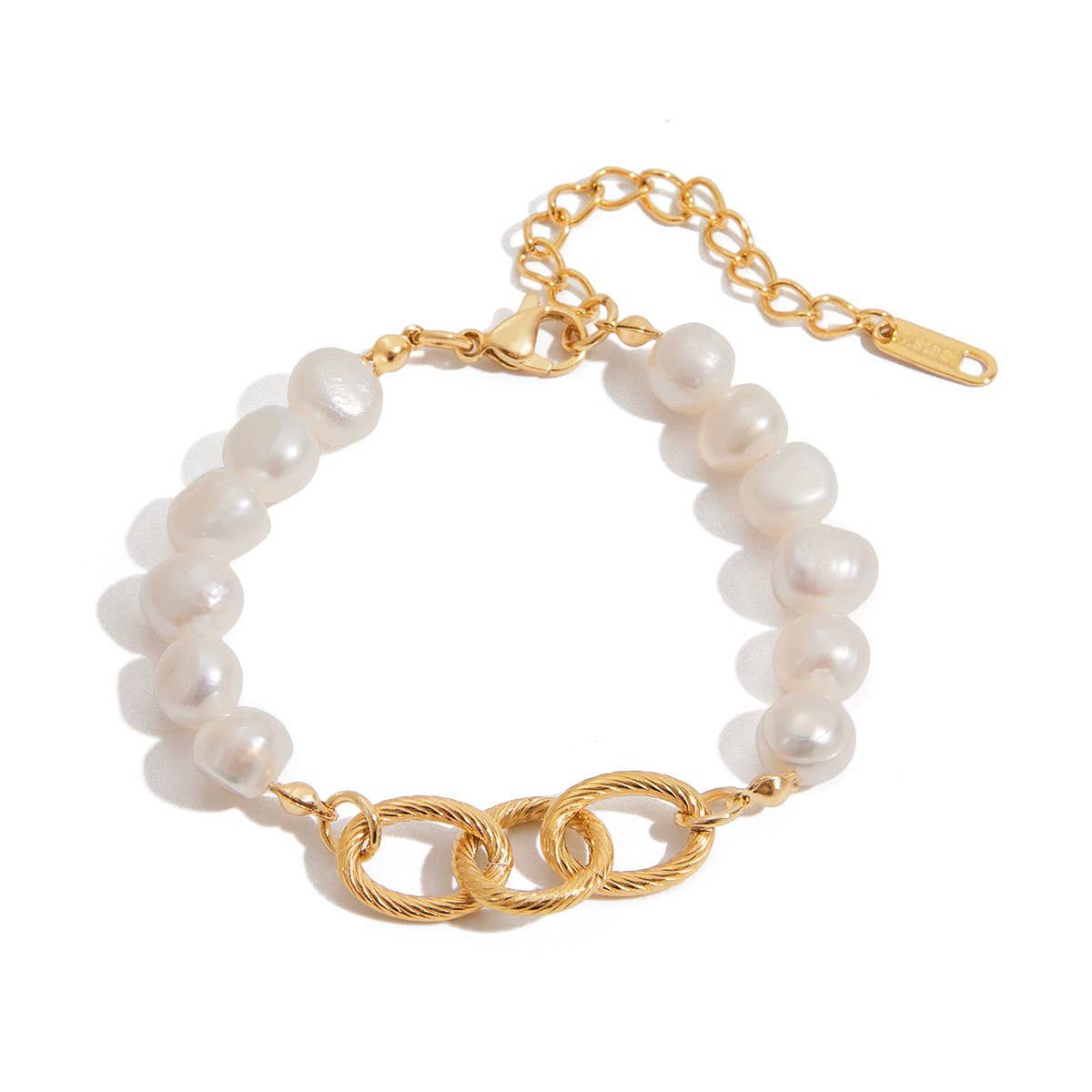 LUXURY PEARL BRACELET 18K GOLD STAINLESS STEEL_CWAJE4688