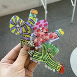 ACRYLIC PENCIL HAIR CLAW CANDY COLOR CARTOON CLIP_CWASC1586